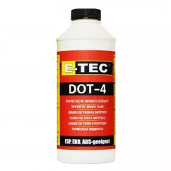 Гальмівна рідина E-Tec DOT 4 0,5л