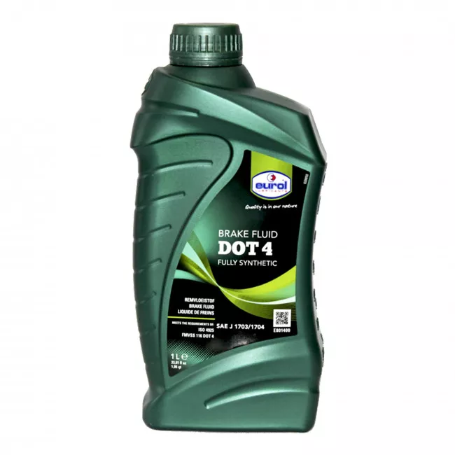 Гальмівна рідина EUROL DOT 4 1л (002082) Гальмівна рідина EUROL DOT 4 1л (002082)