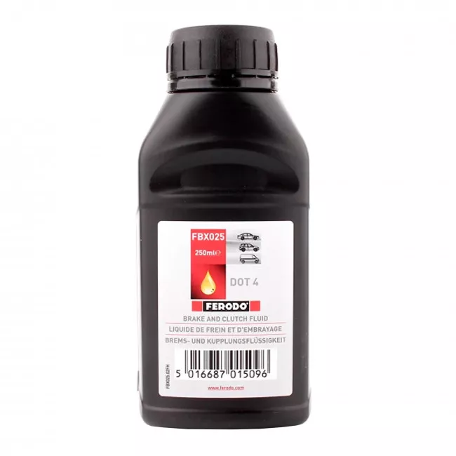 Гальмівна рідина FERODO DOT 4 0.25л (FBX025)