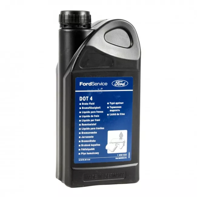 Тормозная жидкость Ford Brake Fluide DOT 4 1л (1850522) Тормозная жидкость Ford Brake Fluide DOT 4 1л (1850522)