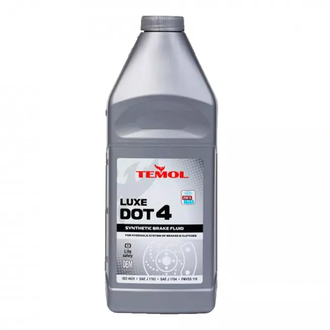 Тормозная жидкость TEMOL LUX DOT 4 1л