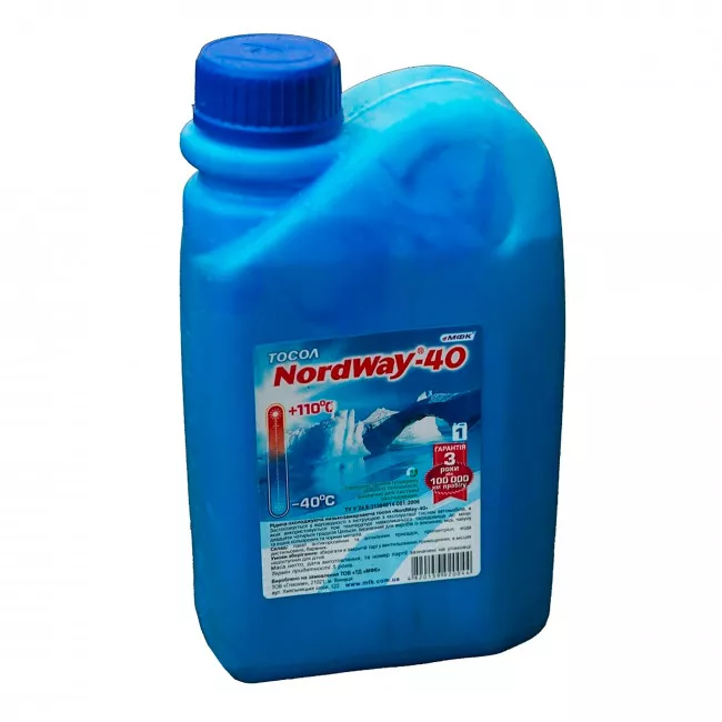 Тосол МФК NordWay Elite Strong Winter G11 -30°C синий 0,92л (30816)