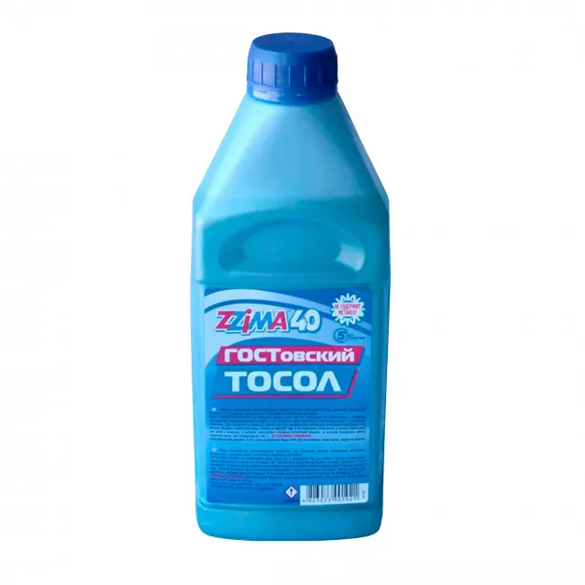 Тосол ВАМП А-40 Гостовский ZZIMA G11 -40°C 1л (4737)