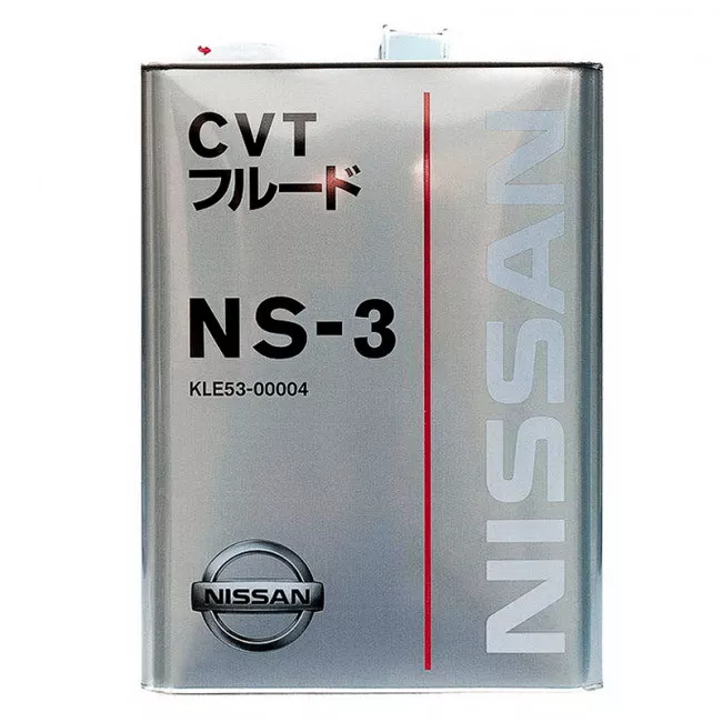 Трансмиссионное масло NISSAN CVT NS-3 4л (KLE5300004) Трансмиссионное масло NISSAN CVT NS-3 4л (KLE5300004)