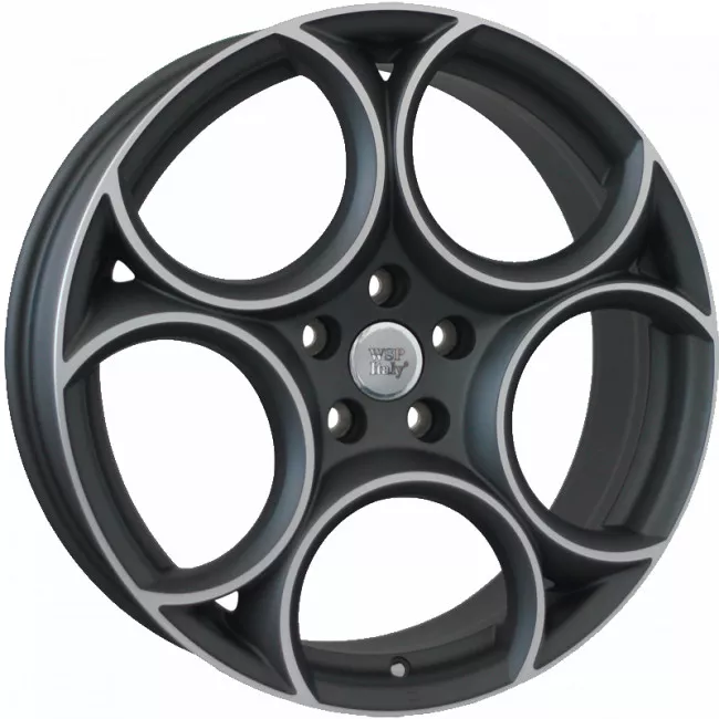 WSP ITALY W260 GRECALE (R19 8 5x110 41 65,1) MATT GUN METAL POLISHED