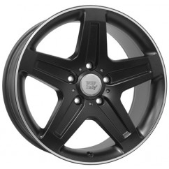 WSP ITALY W779 NAGANO (R19 9,5 5x130 50 84,1) DULL BLACK R POLISHED