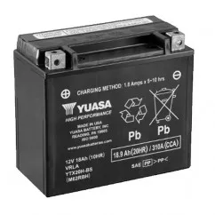 Мото акумулятор Yuasa AGM 6СТ-18.9Ah (+/-) (YTX20H-BS (CP)