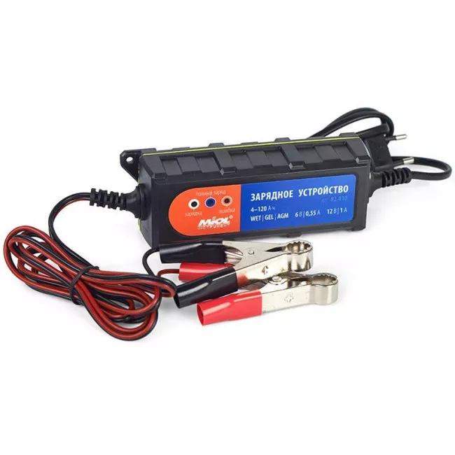 Зарядное устройство MIOL 0,55А/1А 6V/12V (82-010)
