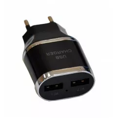 Зарядное устройство Atcom ES-D03 (1*USB, 1A & 1*USB, 2.1A) (7016)