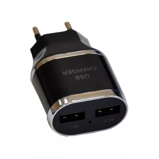 Зарядний пристрій Atcom ES-D03 (1*USB, 1A & 1*USB, 2.1A) (7016)