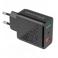 Зарядное устройство Grand-X Fast Charge 3-в-1 Quick Charge 3.0, FCP, AFC, 18W (CH-650)