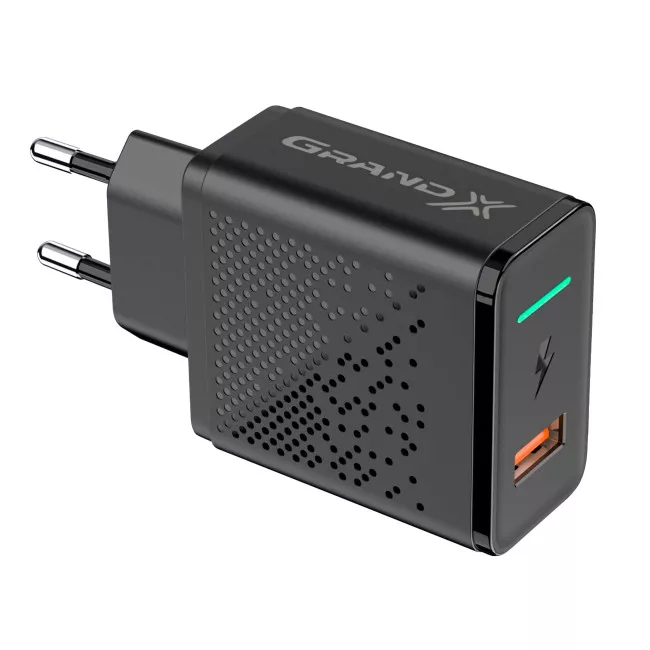 Зарядное устройство Grand-X Fast Charge 5-в-1 QC 3.0, AFC, SCP,FCP, VOOC, 1 USB 22.5W (CH-850) Зарядное устройство Grand-X Fast Charge 5-в-1 QC 3.0, AFC, SCP,FCP, VOOC, 1 USB 22.5W (CH-850)