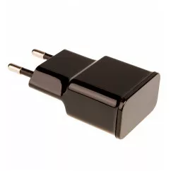 Зарядное устройство Grand-X USB 5V 2,1A Black с защитой от перегрузок (CH-03B)