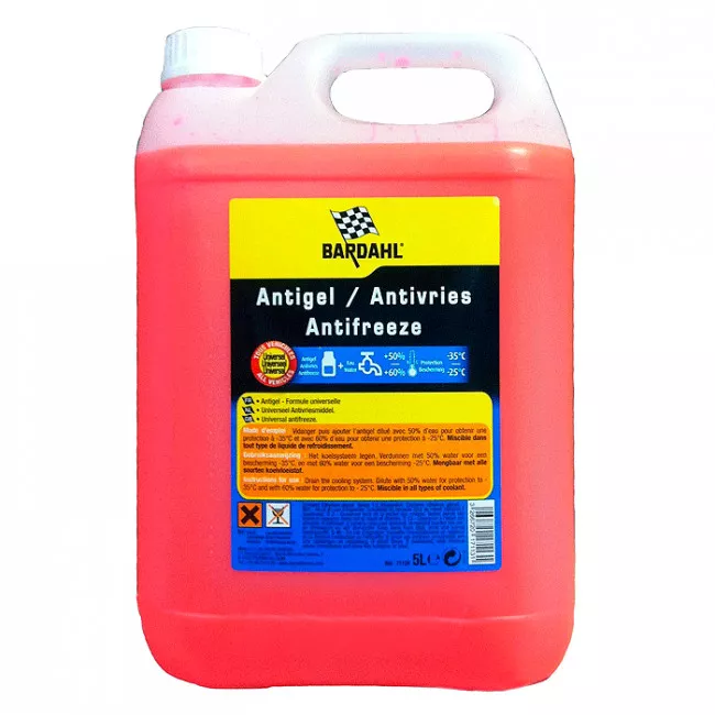 Антифриз Bardahl Liquide De Refroidissement Rouge G12+ -35°C червоний 5л (8513) Антифриз Bardahl Liquide De Refroidissement Rouge G12+ -35°C червоний 5л (8513)