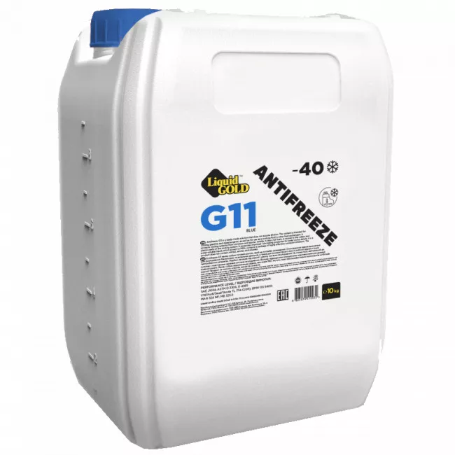Антифриз Liquid Gold G11 -40°C синий 10л