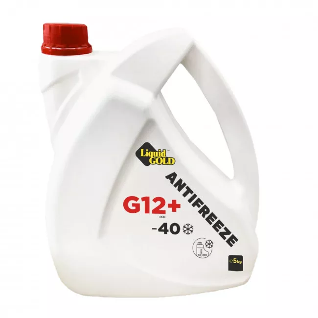 Антифриз Liquid Gold G12+ -40°C красный 5л
