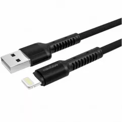 Кабель USB MakeFuture Lightning (2.4A) 1м Denim Grey (040026)