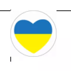 146012/Наклейка TerraPlus "Україна-серце"