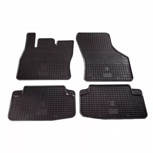 1001024 Коврики в салон резиновые SKODAOctaviaIII 13-/VWGolf VII 13-/AudiA3 12-/SEAT Leon III 12- 4м