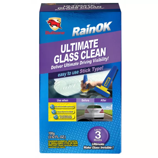 Средство для глубокой очистки стекла BULLSONE RainOk Ultimate Glass Clean 100 мл OK-11872-900 (401038)