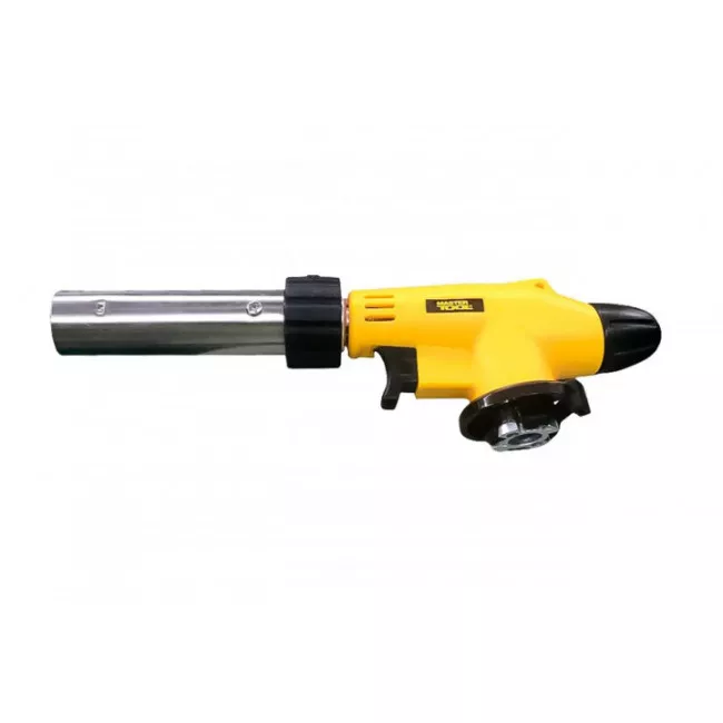 Горелка для газового баллона с пьезоподжигом MASTER TOOL "Орбита", 1300°С, вращение 360° (44-5039)
