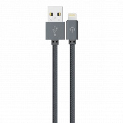 Кабель синхронизации INTALEO CBGNYL2 Lightning 2м (серый) (477669)