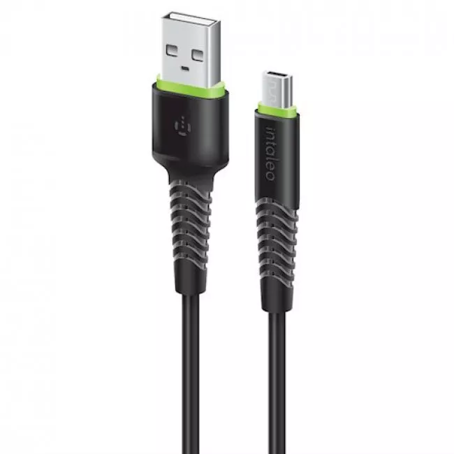Кабель синхронизации INTALEO CBFLEXM3 Micro USB 3м (черний) (487491) Кабель синхронизации INTALEO CBFLEXM3 Micro USB 3м (черний) (487491)