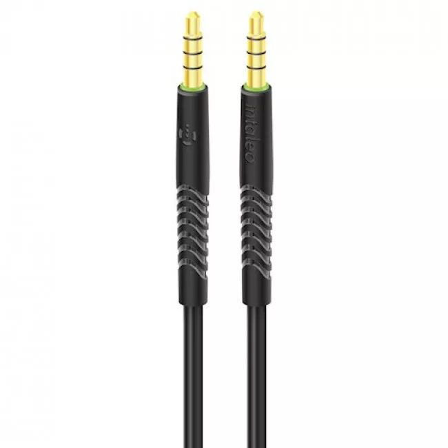 Кабель аудио INTALEO CBFLEXA1 AUX 1,2м (черный) (487538)