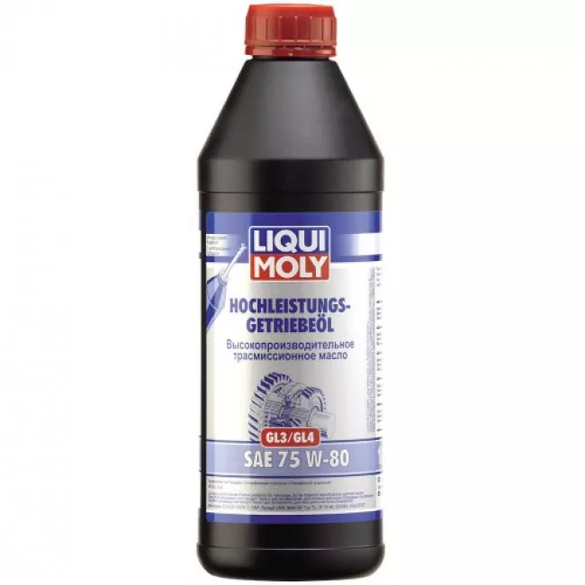 Масло трансмиссионное Liqui Moly 75W-80 Hochleistungs-Getriebeoil GL3/4 1л (7584)