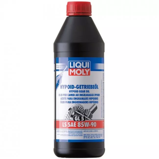 Трансмиссионное масло Liqui Moly Hypoid-Getriebeoil GL5 85W-90 LS 1л (1410) Трансмиссионное масло Liqui Moly Hypoid-Getriebeoil GL5 85W-90 LS 1л (1410)