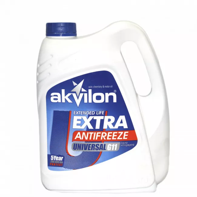 Антифриз AKVILON G11 -40 синій 4,3 л Антифриз AKVILON G11 -40 синій 4,3 л