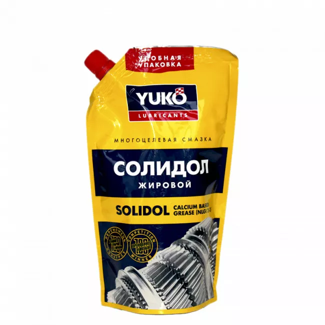Мастило YUKOIL Солiдол Жировий (дiй-пак зi штуцером, 375г)