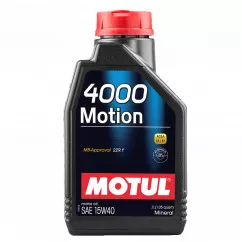 Масло моторное MOTUL 4000 Motion SAE 15W-40 2л (386402)