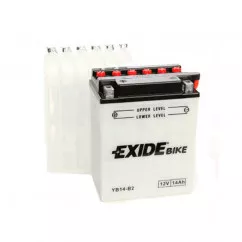 Мото аккумулятор Exide 6СТ-14Аh (+/-) (YB14B2EXIDE)