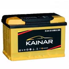 Акумулятор KAINAR Standart + 6СТ-75Ah (+/-)