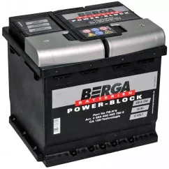 Автомобильный аккумулятор BERGA PowerBlock 6CT-54Аh (-/+)  530A (554400053)