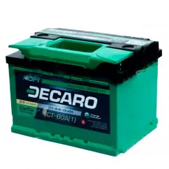 Аккумулятор DECARO PROFI 6СТ-60Ah (+/-)