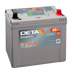 Автомобильный аккумулятор DETA 6CT-65 А АзЕ ASIA Senator 3 (DA654)