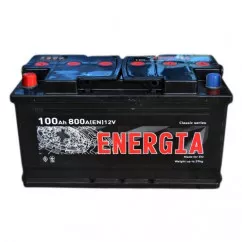 Автомобильный аккумулятор ENERGIA 6CT-100Ah Аз 800A ((000022393)