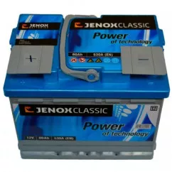 Аккумулятор JENOX Classic 6СТ-60Ah (1) 530A (EN) R055615AC