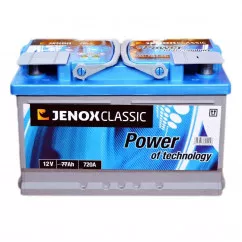 Аккумулятор JENOX Classic 6СТ-77Ah АзЕ 720A (EN) R074616AC