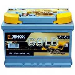 Акумулятор JENOX Gold 6СТ-60Ah Аз 600A (EN) R056623ZN