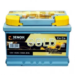 Аккумулятор JENOX Gold 6СТ-65Ah Аз 650A (EN) R063623ZN