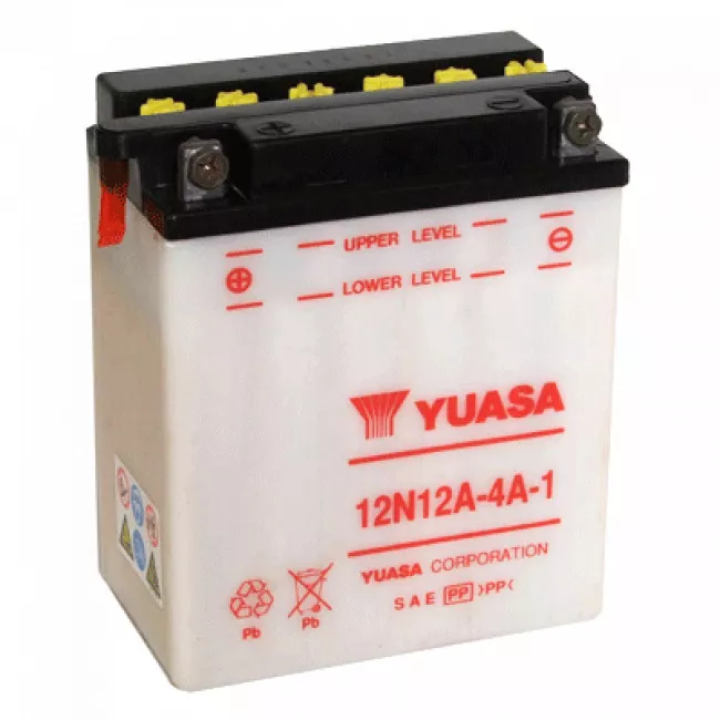 Мото аккумулятор YUASA кислотный 12Ah 110A 12N12A-4A-1 Мото аккумулятор YUASA кислотный 12Ah 110A 12N12A-4A-1