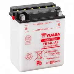 Мото аккумулятор Yuasa 6СТ-4Ah (-/+) (YB14L-A2)