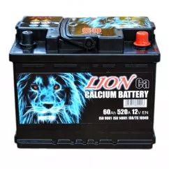 Акумулятор Lion 60АН Ев (-/+) (520EN) (R055622VN)