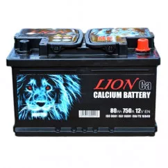 Аккумулятор Lion 6CT-80 Ев (-/+) (750EN) (R075624UN)