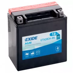 Аккумулятор EXIDE AGM 6CT-18Ah (+/-) (ETX20CH)