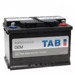 Автомобильный аккумулятор TAB 6CT-75Ah АзЕ 800A OEM (299275)