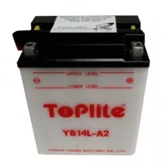 Мото акумулятор Toplite 6СТ-14Ah (-/+) (YB14L-A2)